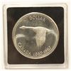 Image 1 : 1967 Canada Goose Silver $1 Centennial Dollar Coin Special capsule Case
