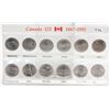Image 1 : 1992 Provincial Canada 25-Cent Quarter Coin Collection 12 Coin Set
