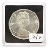 Image 2 : 1967 Canada Goose Silver $1 Centennial Dollar Coin Special capsule Case