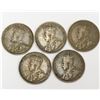 Image 2 : 5x 1917 Canada Large One Cent Coins