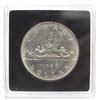 Image 1 : 1968 Canada Voyageur $1 Canoe Dollar Coin Special Capsule Case