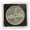 Image 1 : 1953 Canada Voyageur Silver $1 Canoe Dollar Coin Special capsule Case