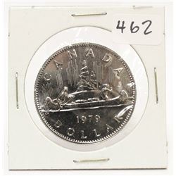 1979 Canada Voyageur $1 Canoe Dollar Coin