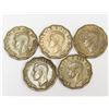 Image 2 : 5x 1943 Canada Tombac WWII 5 Cent Coin