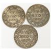Image 1 : 1907-1909 Canada Large One Cent Coins 3x coin Run