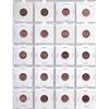 Image 1 : Page of 20x Canada 1 Cent Coins 1933-2000 Proof, Specimen & Business Strike Coins