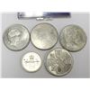 Image 4 : 6x British Crown Coin Set Silver Jubilee Churchill Princess Diana