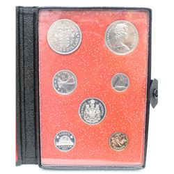 1971 Canada Silver Double Dollar Proof Set 7x Coins B.C. Dollar Nice Strikes