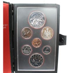 1980 Canada Silver Double Dollar Proof Set 7x Coins Polar Bear Dollar Nice Strikes
