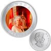 Image 2 : 2013 Canada Queen Elizabeth Colourized Large 25 Cent RCM coin