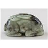 Image 2 : Chinese Green & Black Jade Rabbit Toggle