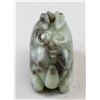 Image 4 : Chinese Green & Black Jade Rabbit Toggle
