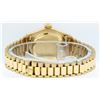 Image 5 : Rolex Ladies 18K Yellow Gold Champagne Index Datejust President Wristwatch