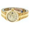 Image 6 : Rolex Ladies 18K Yellow Gold Champagne Index Datejust President Wristwatch