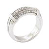 Image 4 : 0.55 ctw Diamond Ring - 18KT White Gold