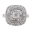 Image 2 : 1.00 ctw Diamond Ring - 10KT White Gold
