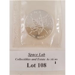 Canadian  5 Dollar Silver Coin 9999 1oz 2006