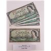 Image 1 : 1954 Cdn Dollar x5