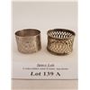 Image 1 : 1X 1880 R.B.C Napkin Ring + 1X Napkin Rings