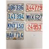 Image 1 : License Plates British Columbia  X 7 BC