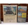 Image 1 : Railroad Calendar 196919'' x 24''  &   Railroad Calendar 1970 12.5'' x 23''