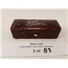 Image 1 : Tortoise Shell Pin Box WIth Sterling Pin Label