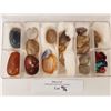 Image 2 : Box of polished stones. Semi- Precious