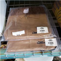 2 NEW CONDOR 2XL BROWN JACKETS