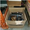 Image 1 : 3 BOXES OF ESTATE GOODS, SNOW GOGGLES, ELECTRONICS
