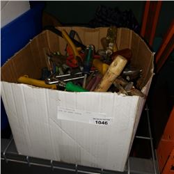 BOX OF HAND TOOLS