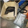 Image 2 : 2 GYM STICS, CHIN UP BAR, BOWLING BALL, AND DVD CASES
