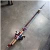 Image 1 : 10.5FT BERKLEY CHERRY WOOD ROD W/ DAIWA REEL AND MASTERCRAFT ROD W/ MITCHELL GRAPHITE REEL