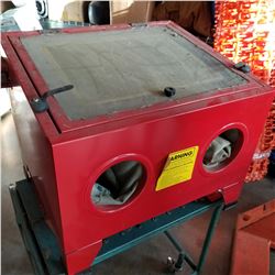 RED SANDBLASTING CHAMBER