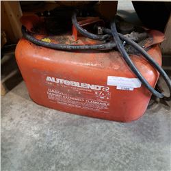 BOAT GAS TANK AND GAS LINE