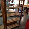 Image 1 : WOODEN 4 TIER SHELF