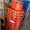 Image 2 : ROLL OF ORANGE MESH FENCE