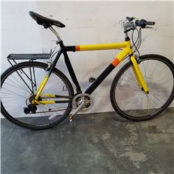 BLACK AND YELLOW GMC BIKE