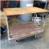 Image 1 : ROLLING STEEL TABLE CART