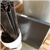 Image 2 : LOT OF METAL SHELVING, METAL TRAY, AND GARBAGE GRABBER