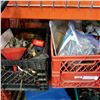 Image 1 : 2 MILK CRATES OF ASSORTED TOOLS