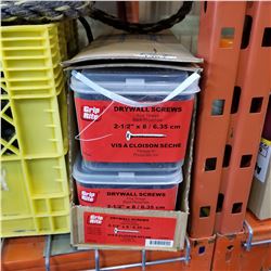 CASE OF 2-1/2" DRYWALL SCREWS