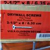 Image 2 : CASE OF 2-1/2" DRYWALL SCREWS