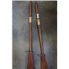Image 2 : PAIR OF 66" WOODEN BOAT OARS