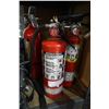 Image 1 : LOT OF FIRE EXTINGUISHERS