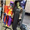 Image 1 : 5FT WITCH AND CLOWN DECORATIONS