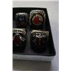 Image 2 : 4 NEW REPRO BOSTON REDSOX WORLD SERIES RINGS