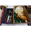 Image 1 : BOX OF ENGLISH PLATES, GERMAN VASE, AND COLLECTIBLES