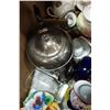 Image 2 : BOX OF ESTATE COLLECTIBLES W/ ROYAL ALBERT ETC