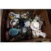 Image 3 : BOX OF ESTATE COLLECTIBLES W/ ROYAL ALBERT ETC