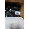 Image 3 : LARGE BOX OF ELECTRONICS, HEADPHONES, CABLES, ETC
